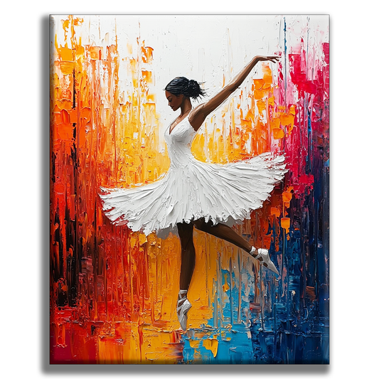 Movement Beauty Canvas - Paint by Numbers