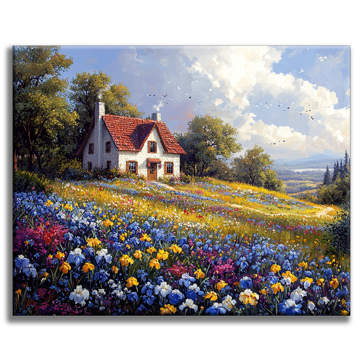 Flower Meadow Happiness - Painting by Numbers