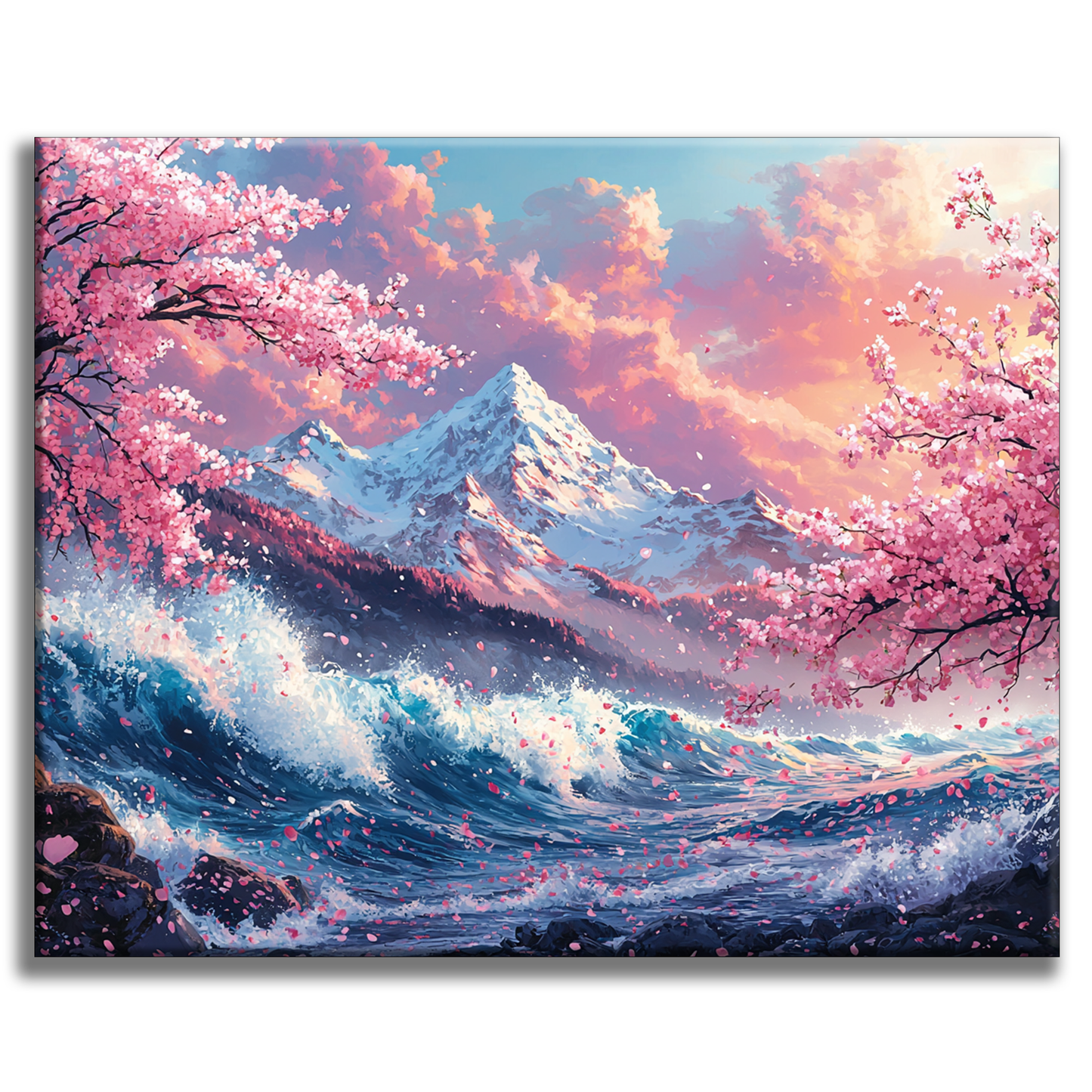 Sea of Flowers Summit - Painting by Numbers