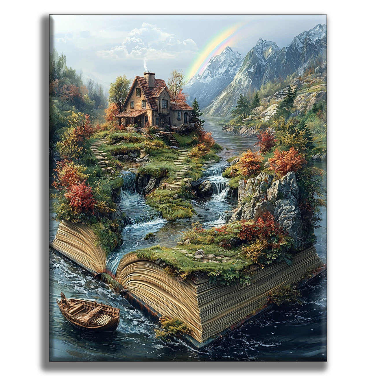 The Oasis of Stories - Painting by Numbers