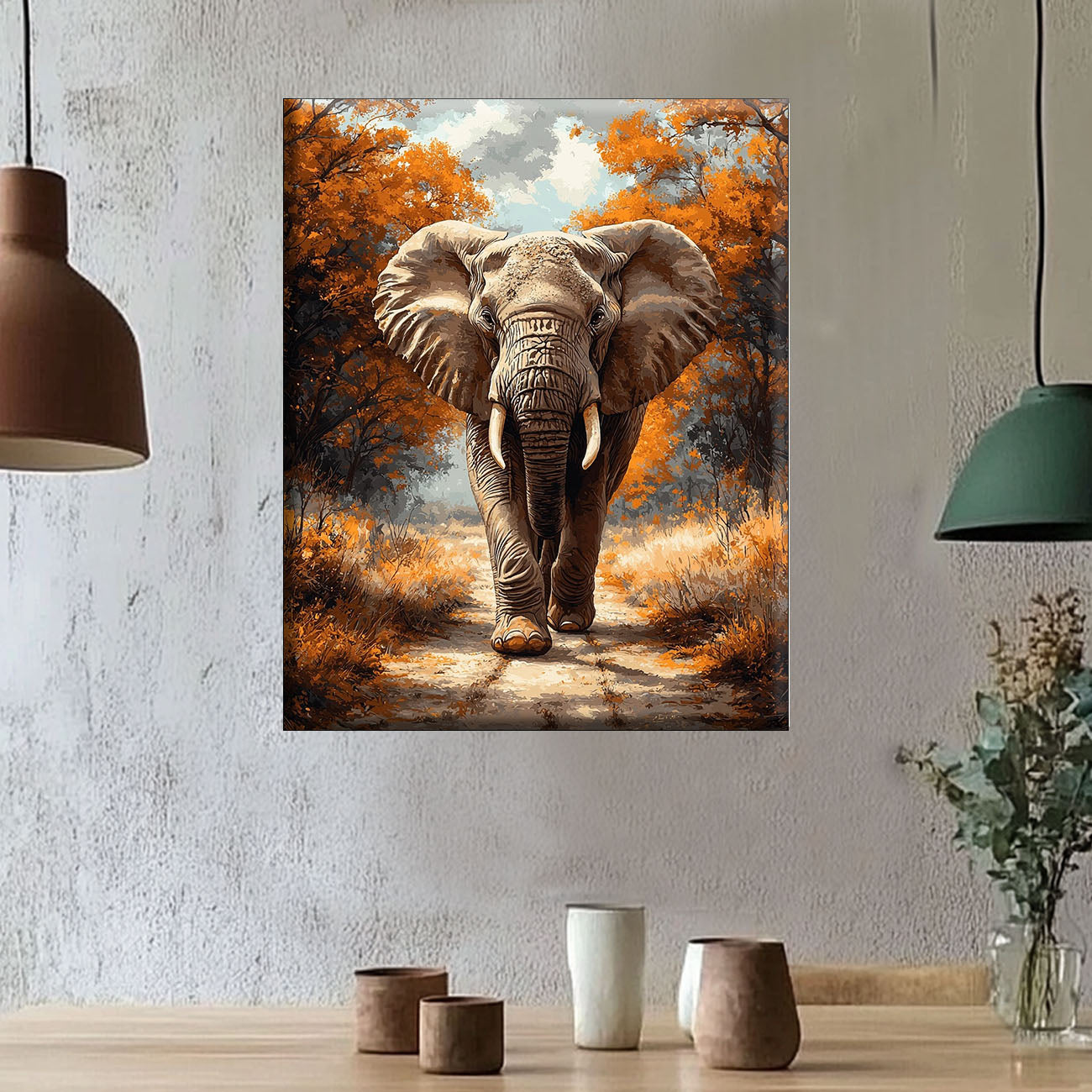 Elephant of Hope - Painting by Numbers