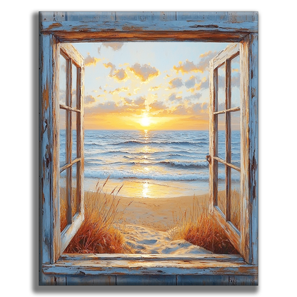 Window to the Horizon - Painting by Numbers