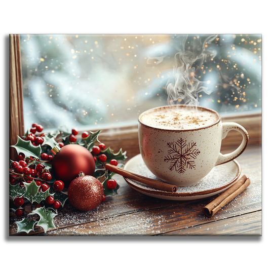 Festive Coffee Hour - Painting by Numbers