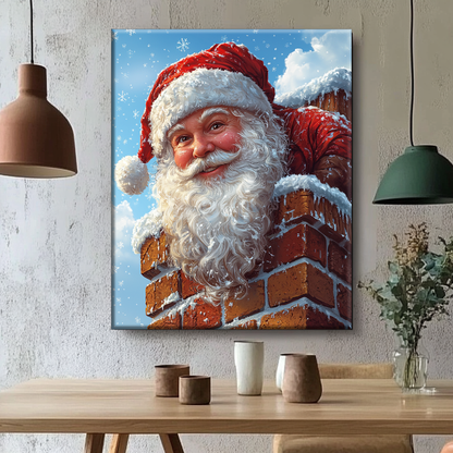 Merry Santa Claus - Paint by Numbers