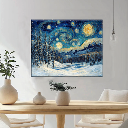 Frosty Eternity - Painting by Numbers