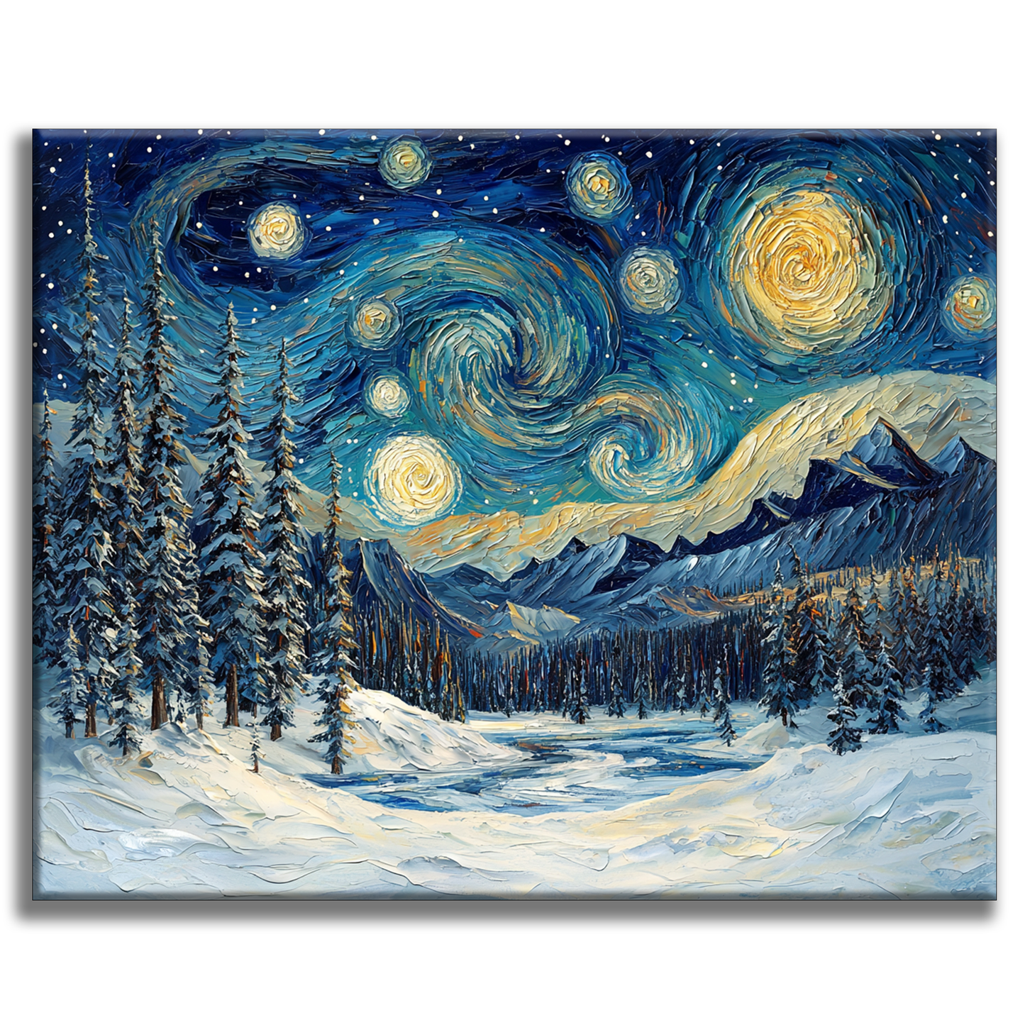 Frosty Eternity - Painting by Numbers