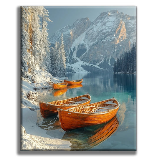 Frozen Beauty of Nature - Painting by Numbers