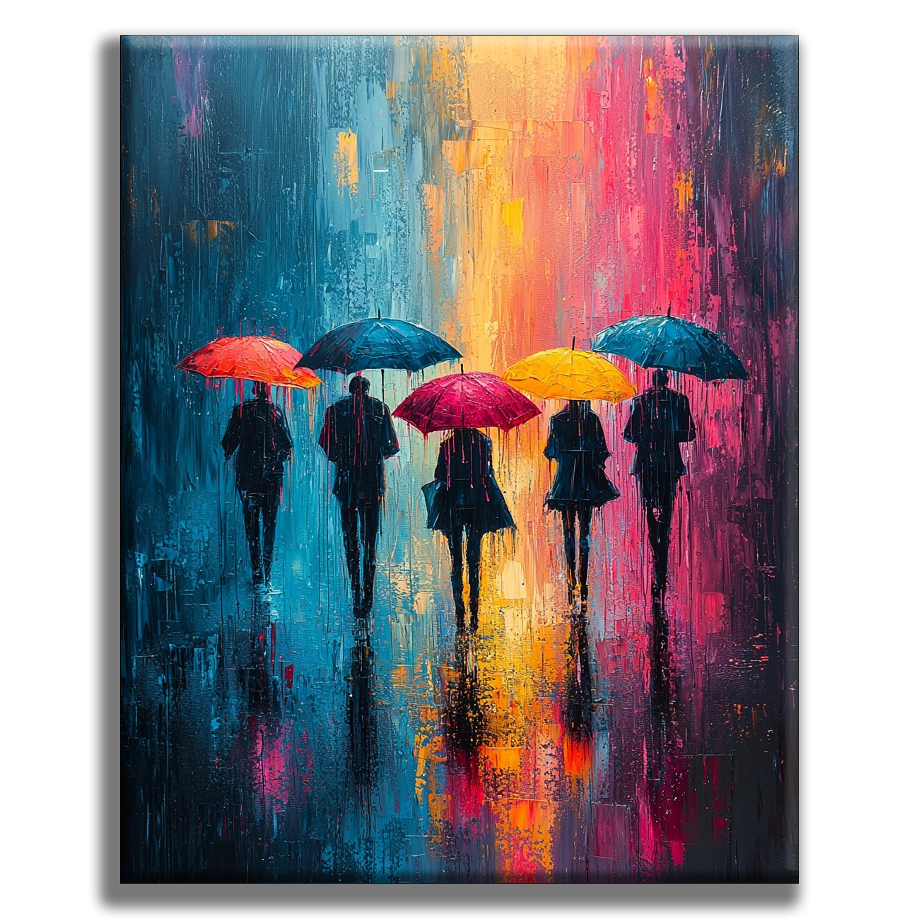 Together through the storm - Painting by numbers