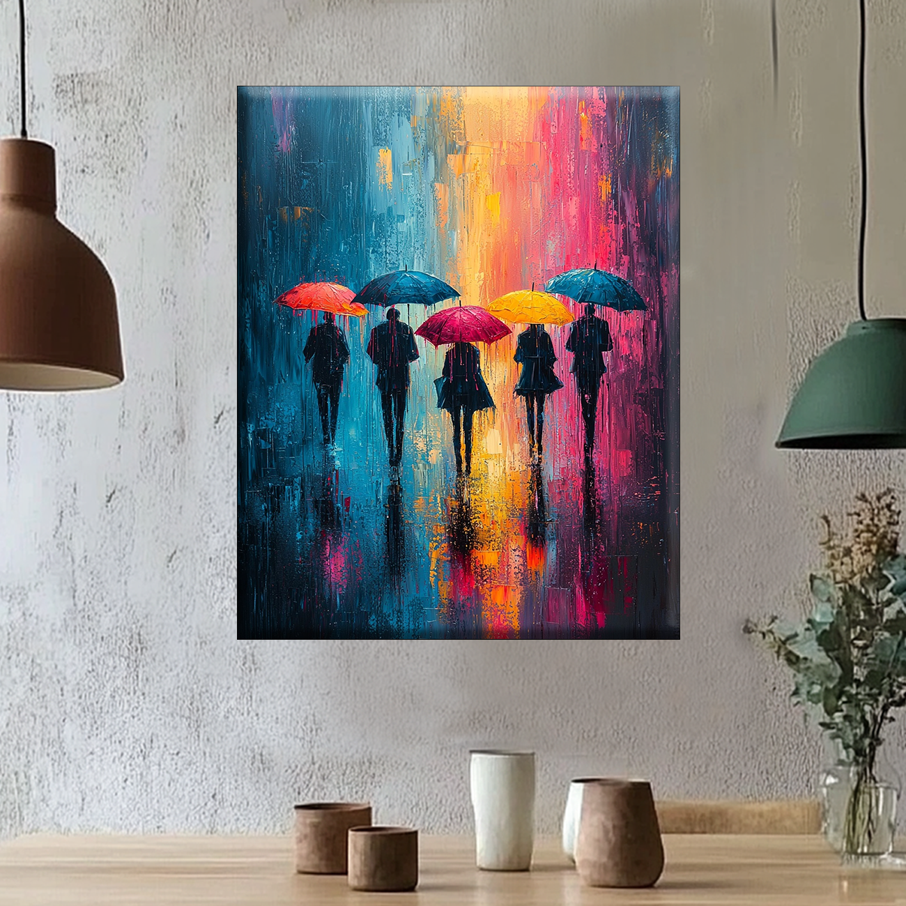 Together through the storm - Painting by numbers