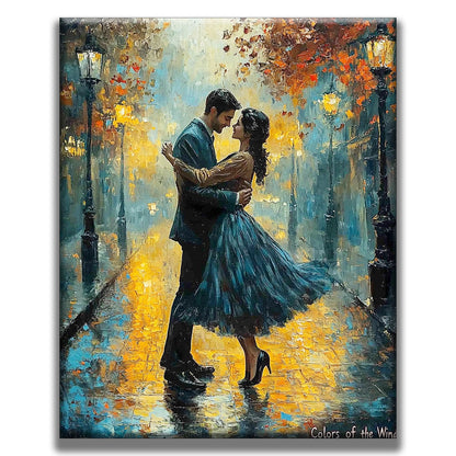 Lamplight Romance - Painting by Numbers