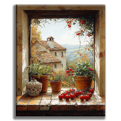 Rural View - Painting by Numbers