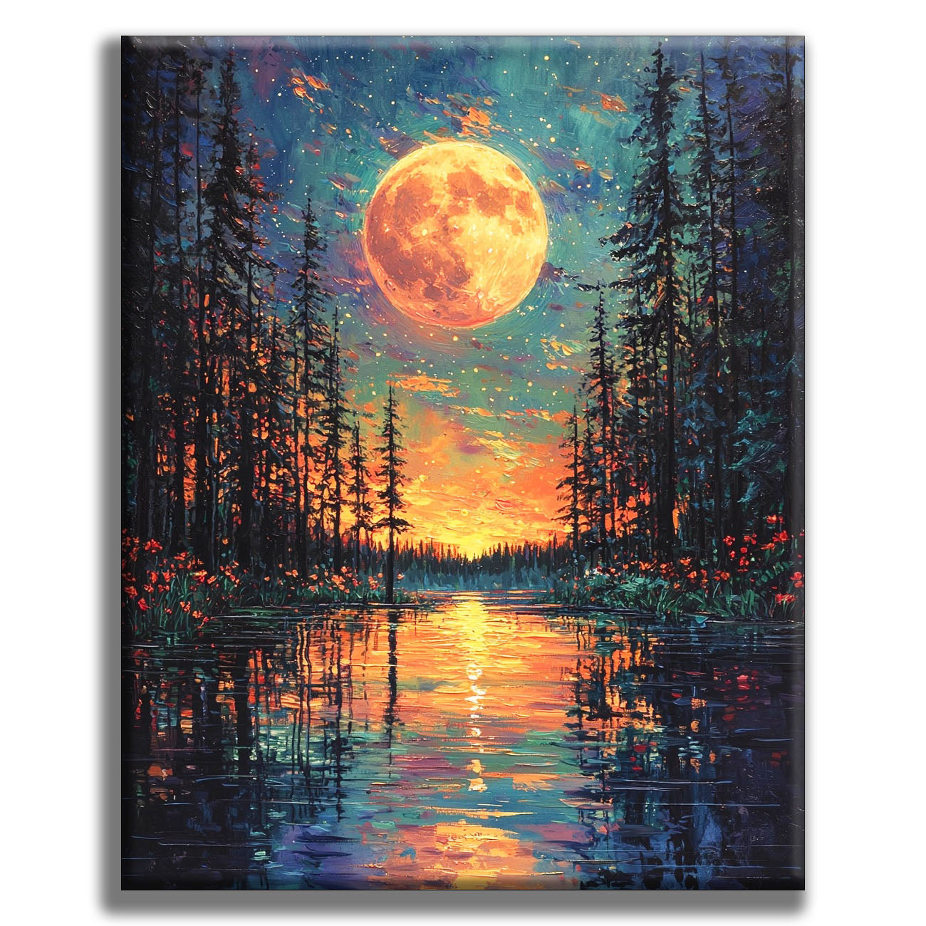 Glow of the Moon - Painting by Numbers