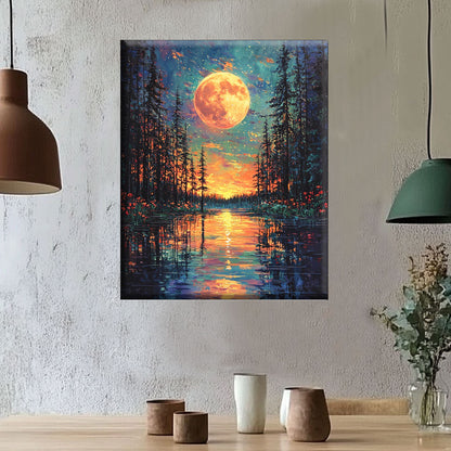 Glow of the Moon - Painting by Numbers