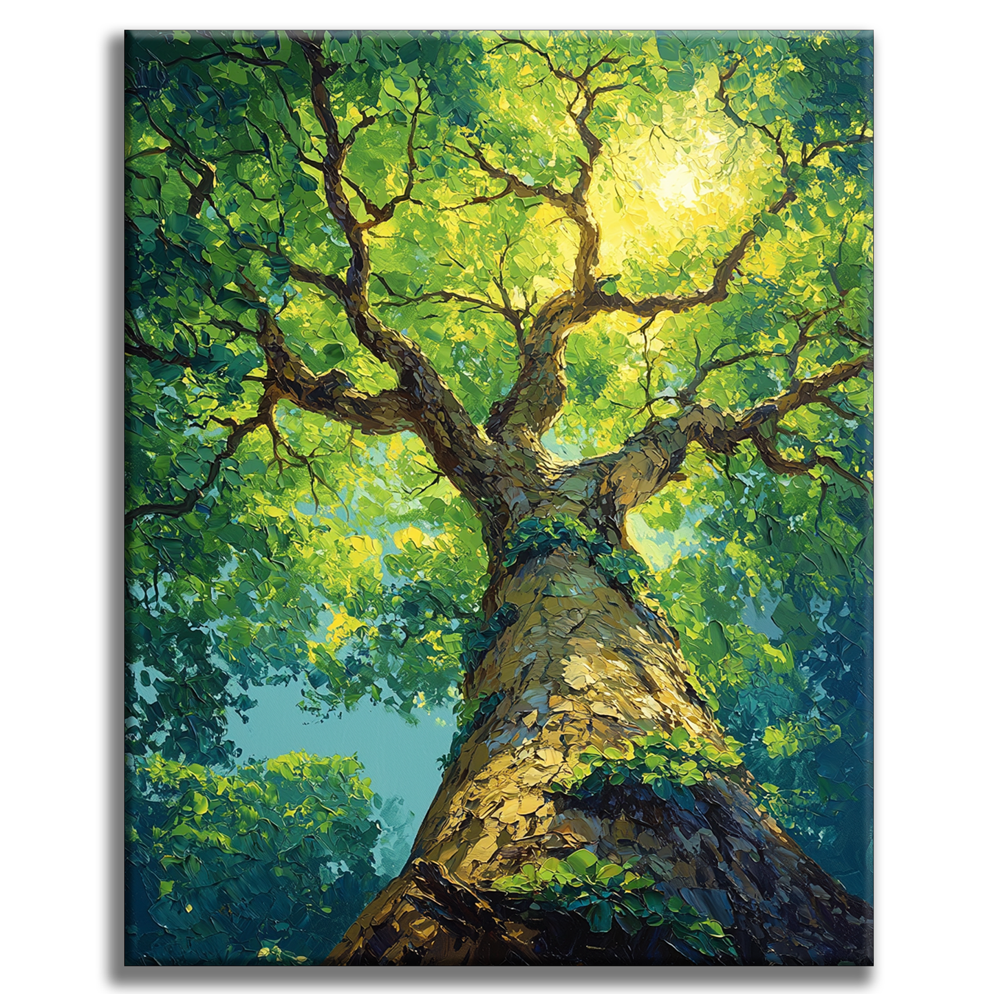 Majestic Tree in the Forest - Paint by Numbers