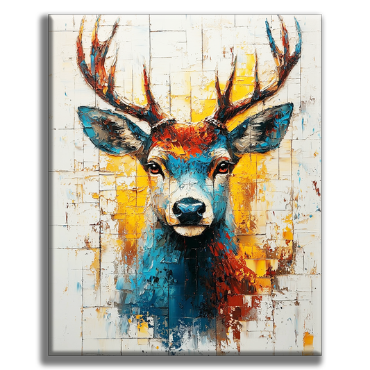 Majestic Deer Art - Paint by Numbers