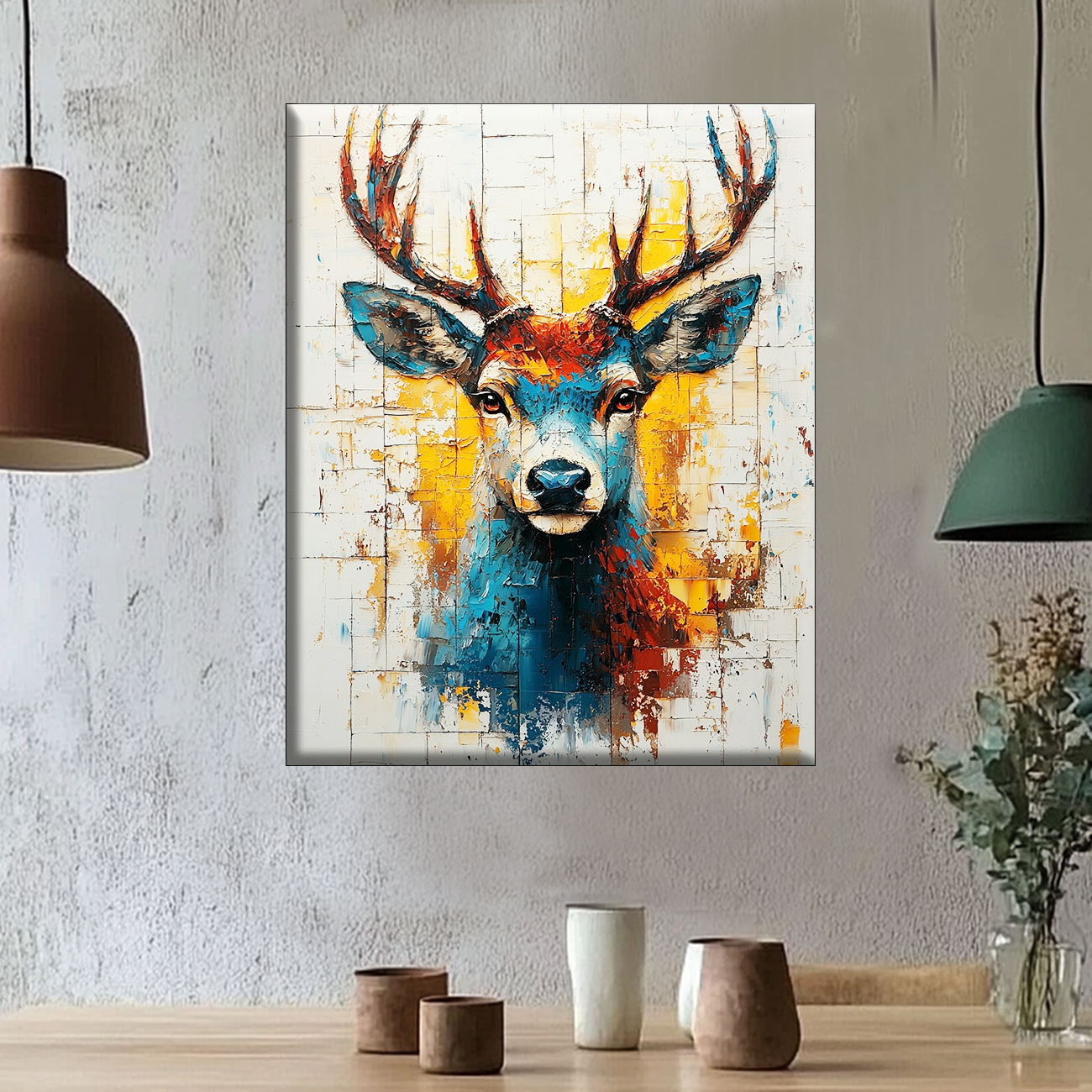 Majestic Deer Art - Paint by Numbers