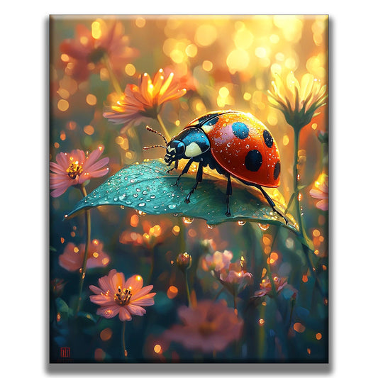 Ladybug's Dance - Painting by Numbers