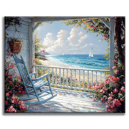 Sea View Peace - Painting by Numbers