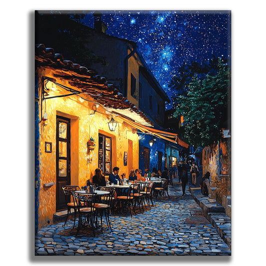 Romantic Alley - Painting by Numbers