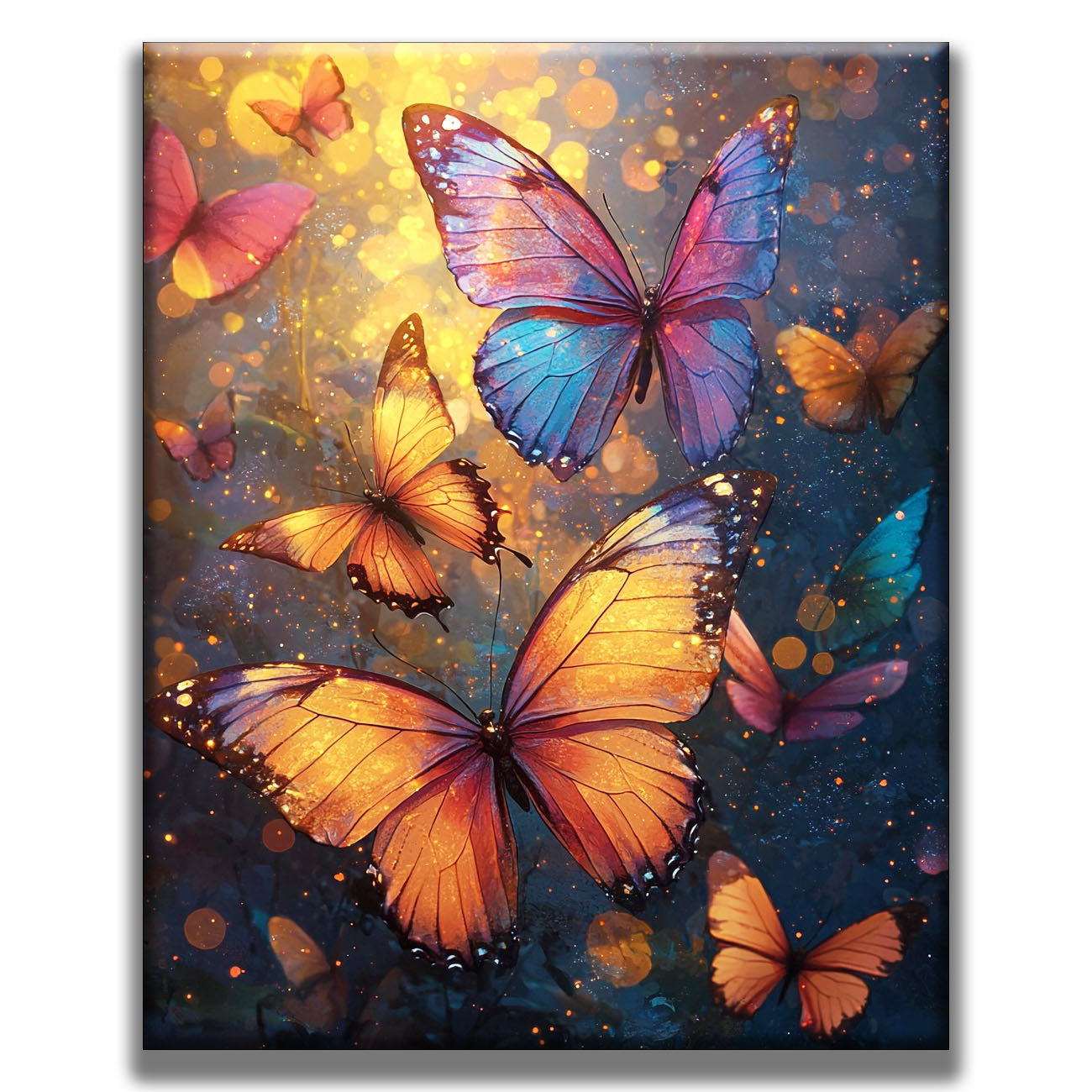 Butterfly Ballet - Painting by Numbers