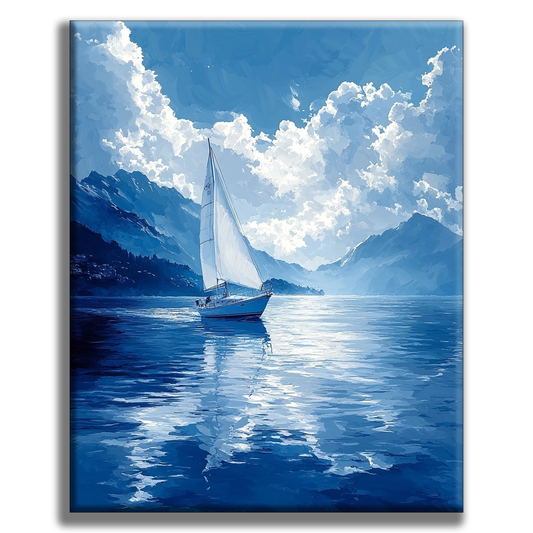 Sailing the Silence - Painting by Numbers