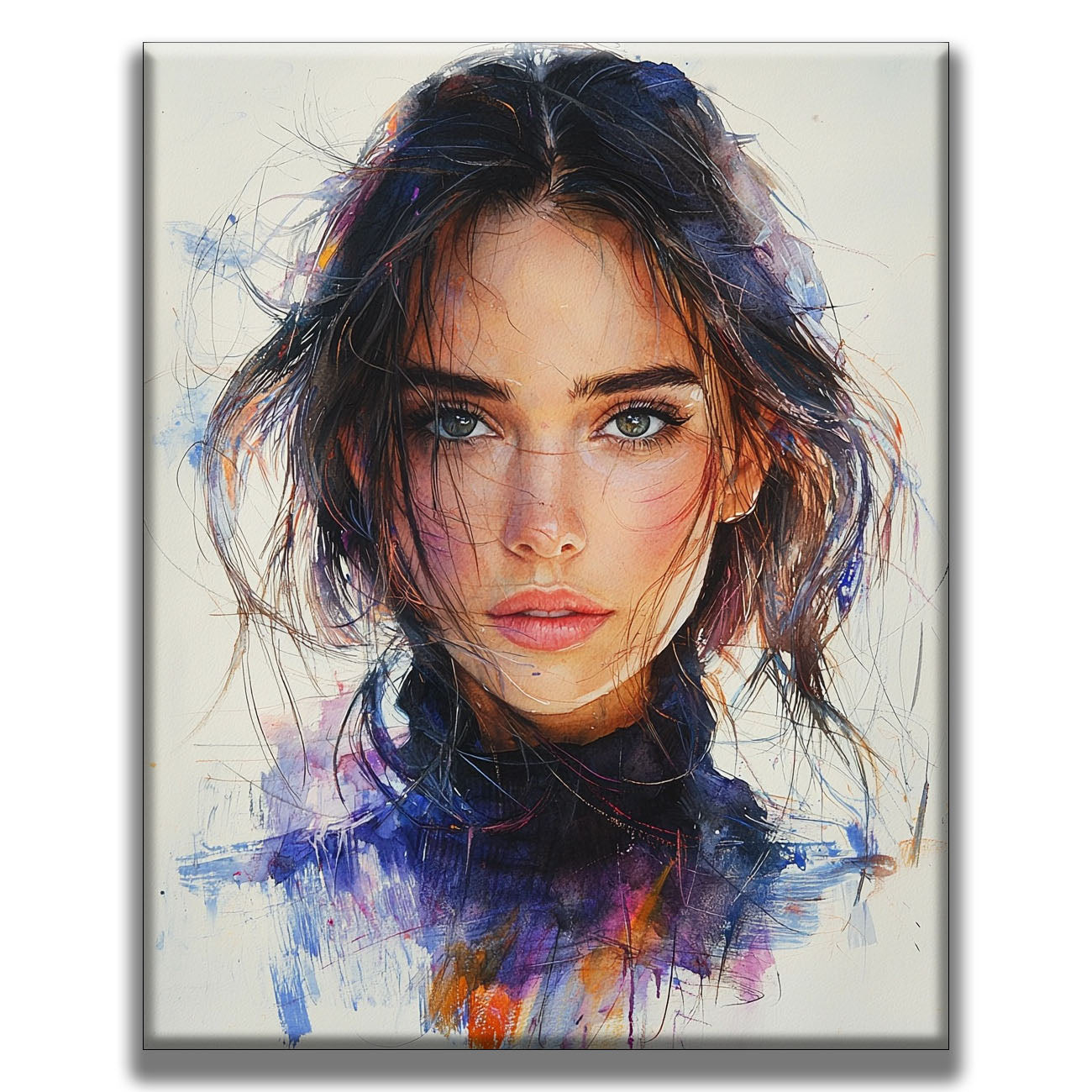 Dreamy Eyes - Painting by Numbers