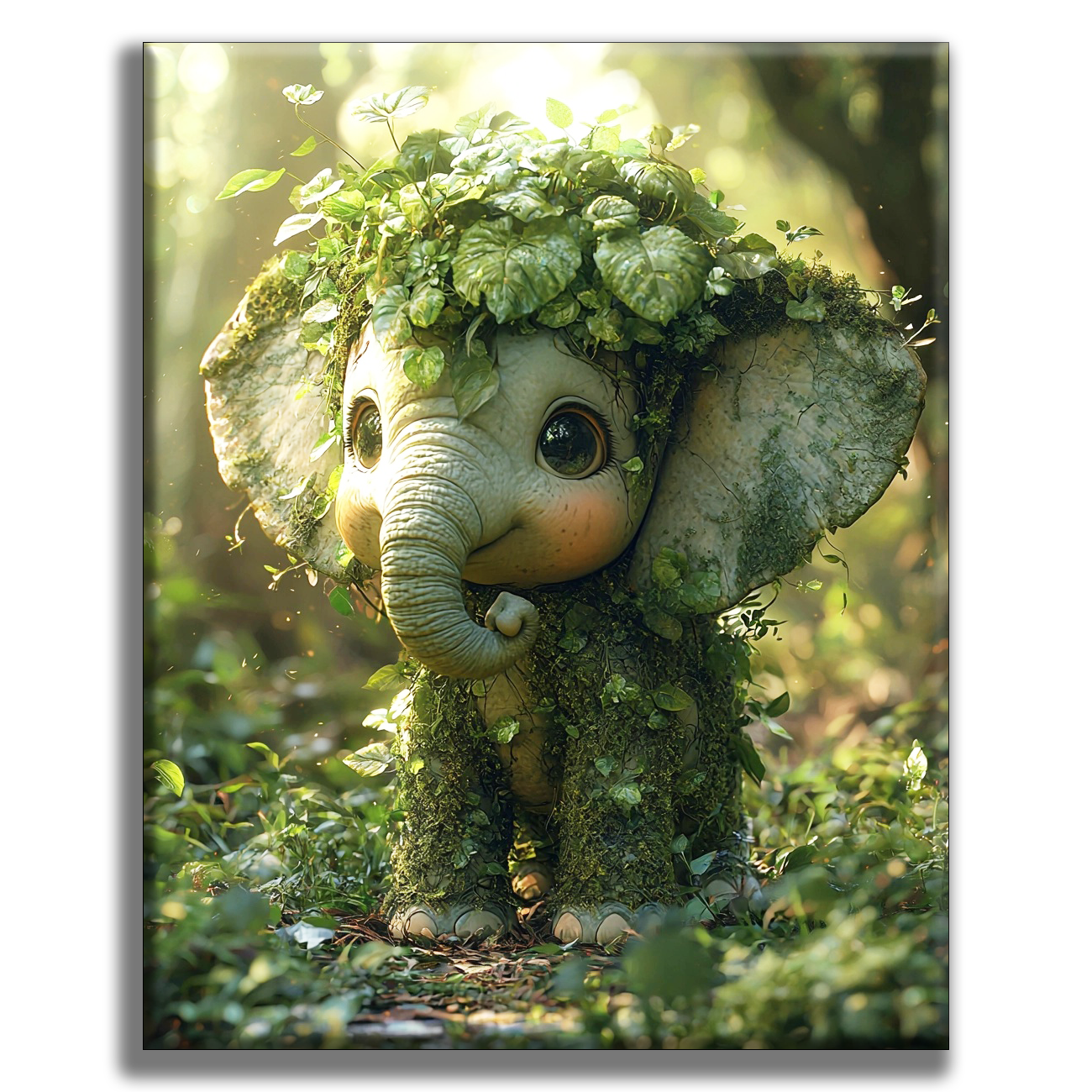 Forest Elf Elephant - Painting by Numbers