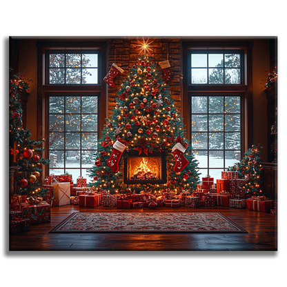 Christmas Magic Home - Painting by Numbers