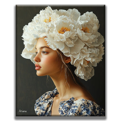 White Elegance - Painting by Numbers